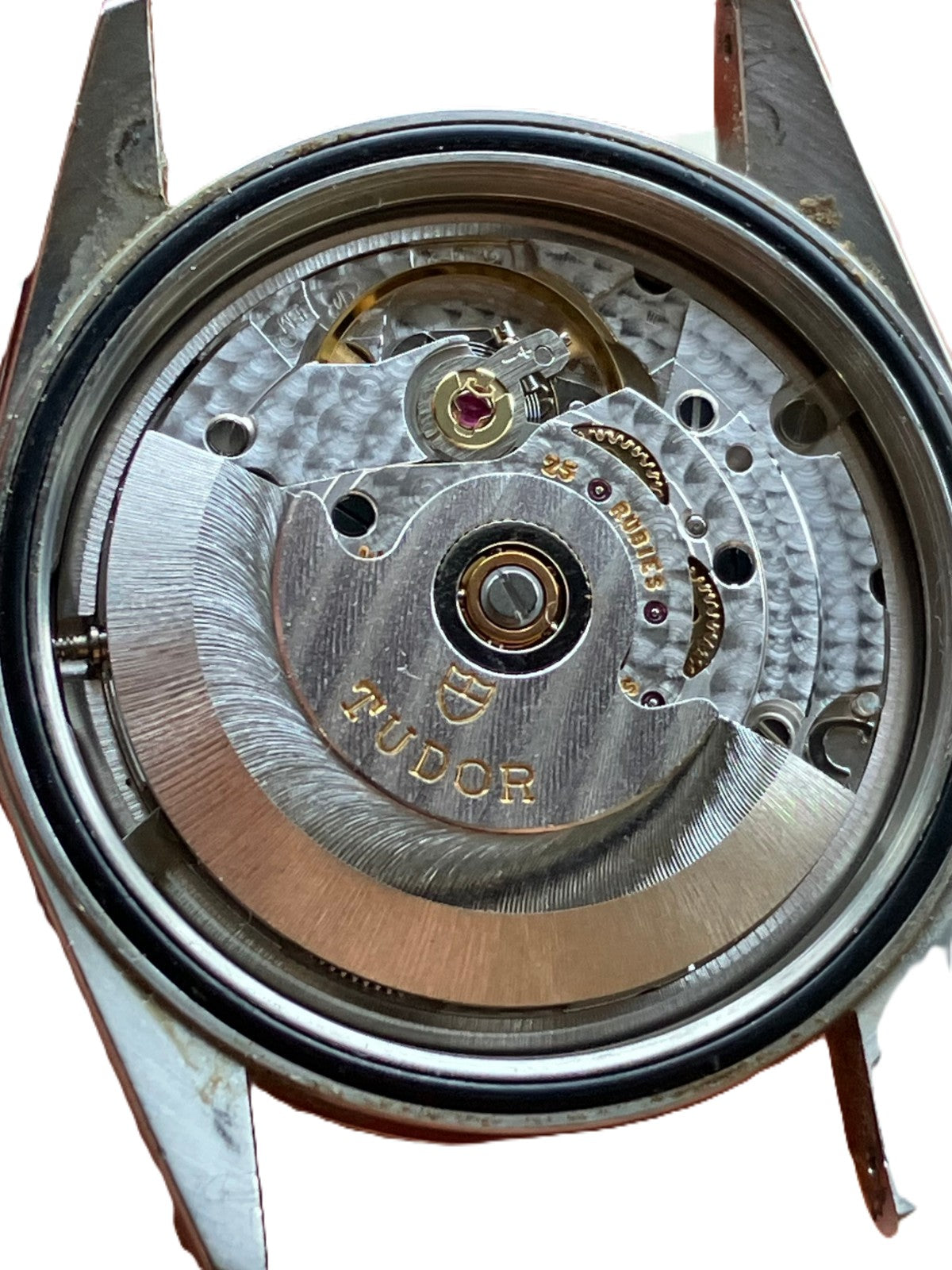 Rolex Tudor Prince Date 74033 White Roman Dial 2-Tone Circa 2000 Mens Watch   34mm