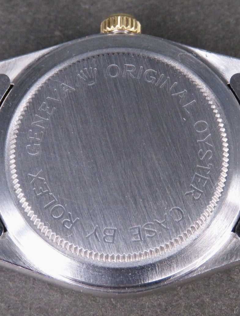 Dim Gray Rolex Tudor Prince Date 74033 18k Solid Gold Bezel Swiss Mens Watch....34mm