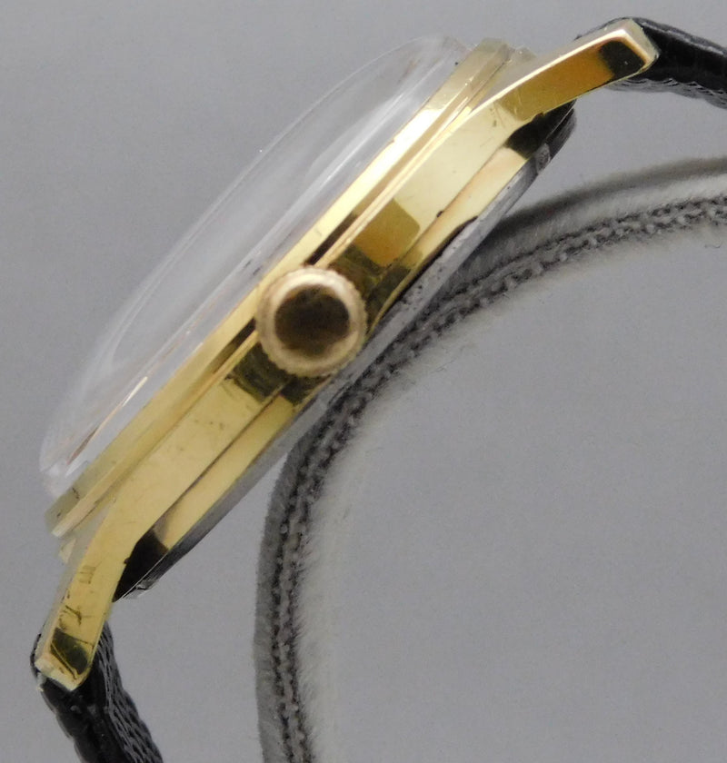 Light Slate Gray Elgin Sportsman 17 Gold Plated Manual Wind Vintage Mens Watch....33mm