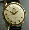 Dark Slate Gray Omega Constellation Pie Pan Certified Chronometer 14K & SS Vintage 1962 Mens Watch....34mm