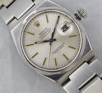 Dark Gray Rolex Oysterquartz Datejust 17000 Stainless Steel Vintage 1978 Mens Watch...36mm