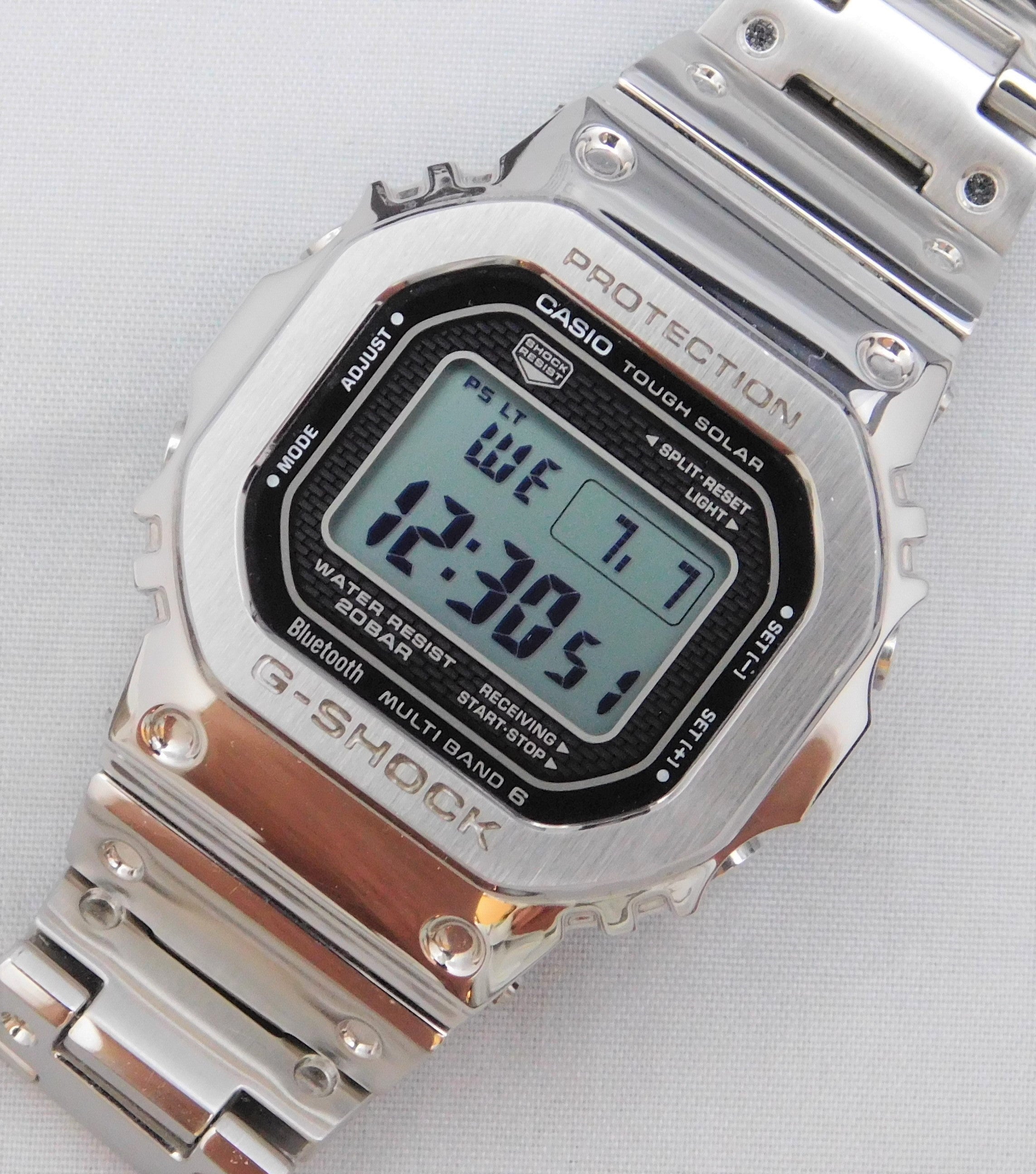 Casio G-Shock GMW-B5000-1JF Bluetooth Multi-Band 6 Tough Solar