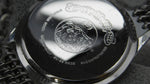 Dark Slate Gray Jules Jurgensen Vintage Automatic Stainless Steel Mens Watch....Serviced....35mm