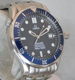Light Slate Gray Omega Seamaster Automatic 2531.80.00 James Bond Blue Wave Box/Papers Mens Watch