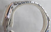 Dark Gray Rolex Datejust 1601 Solid White Gold Bezel Blue Dial 1967 Mens Watch....36mm