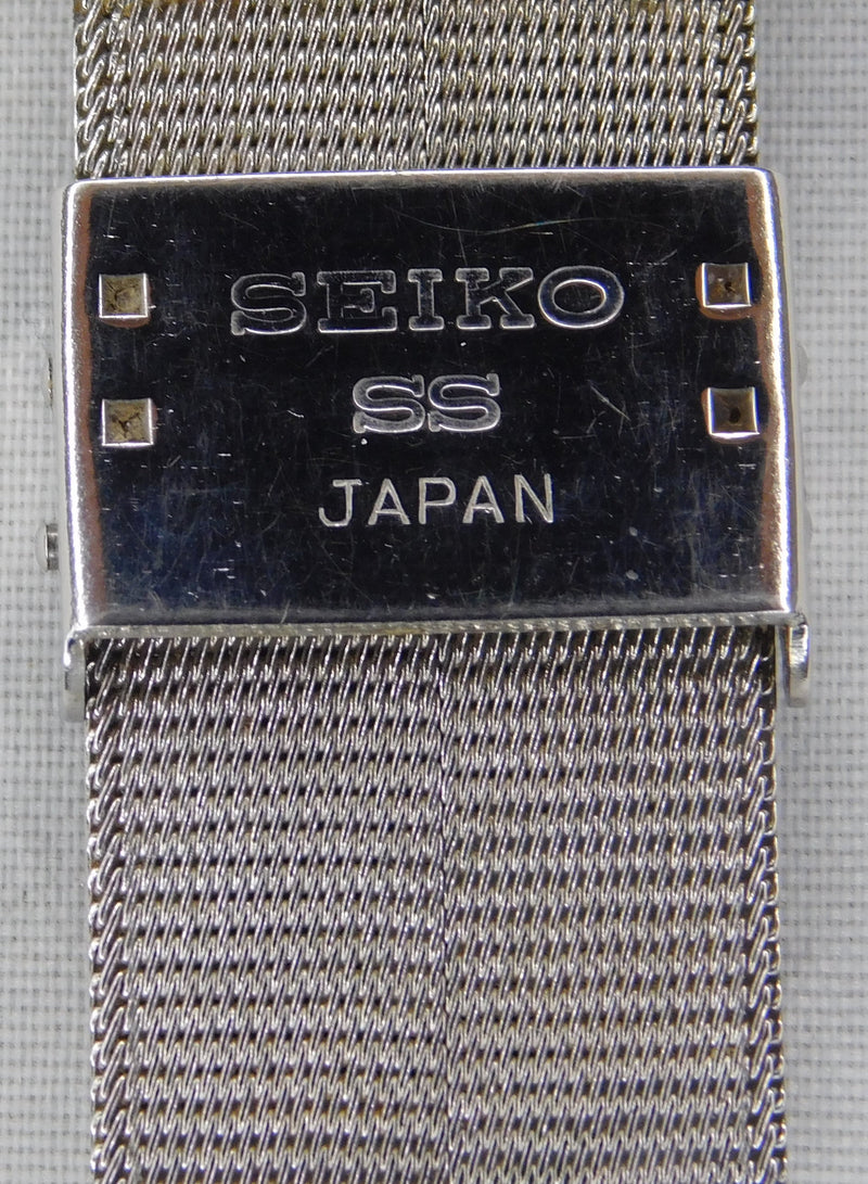 Dark Slate Gray Seiko 2559-3010 Rare Vintage 1970 Stainless Steel Manual Wind Mens Watch....31mm
