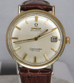 Dark Gray Omega Seamaster De Ville Automatic Gold Filled Vintage 1965 Mens Watch....34mm