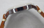 Dark Gray Timex Marlin Vintage 1971 Manual Wind New Vintage Leather Strap Mens Watch....35mm
