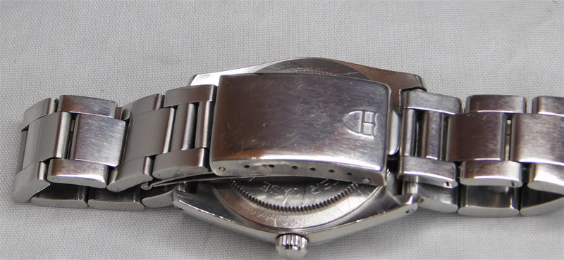 Dark Gray Rolex Tudor Prince-Quartz Oysterdate 84100 "Rare Bird" Vintage 1990's Mens Watch...34mm
