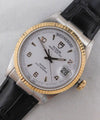Dark Gray Rolex Tudor Prince Date + Day 76200 18k Solid Gold Bezel 2001 Mens Watch....36mm