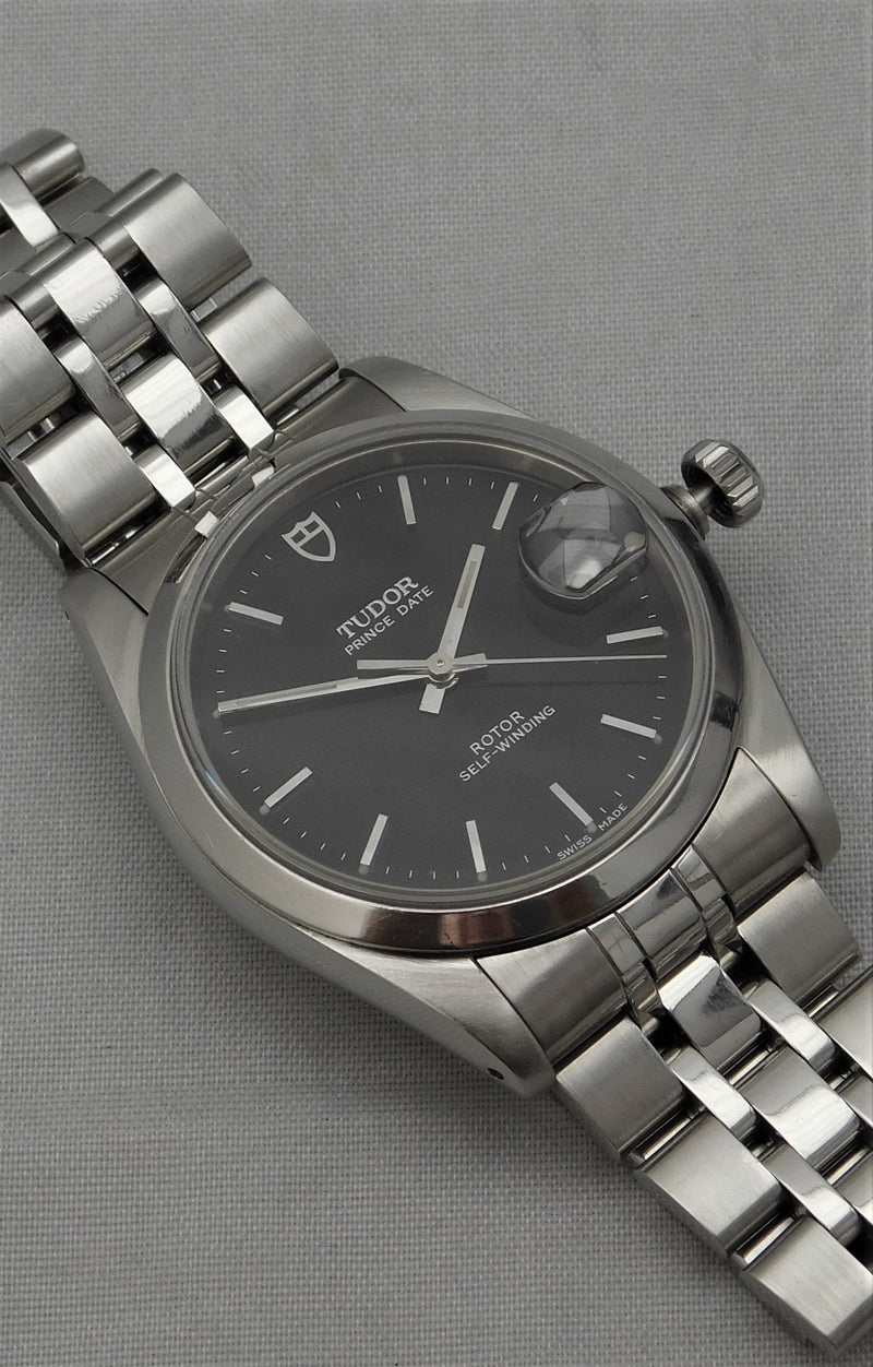 Dim Gray Rolex Tudor Prince Date Ref. 74000N Stainless Steel Automatic Mens Watch....34mm