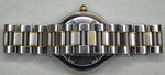 Dark Gray Cartier Must de Cartier 21 Roman Bezel Seconds Hand Date 2 Tone Mens Watch....34mm