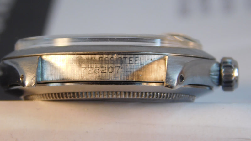 Dark Gray Rolex Tudor Prince Oysterdate 9050/0 SS Vintage 1970 Mens Watch....34mm