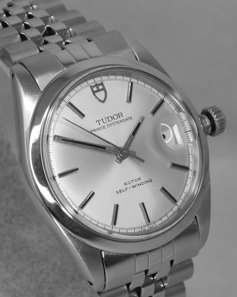 Slate Gray Rolex Tudor Prince Oysterdate 9050/0 SS Vintage 1970 Mens Watch....34mm