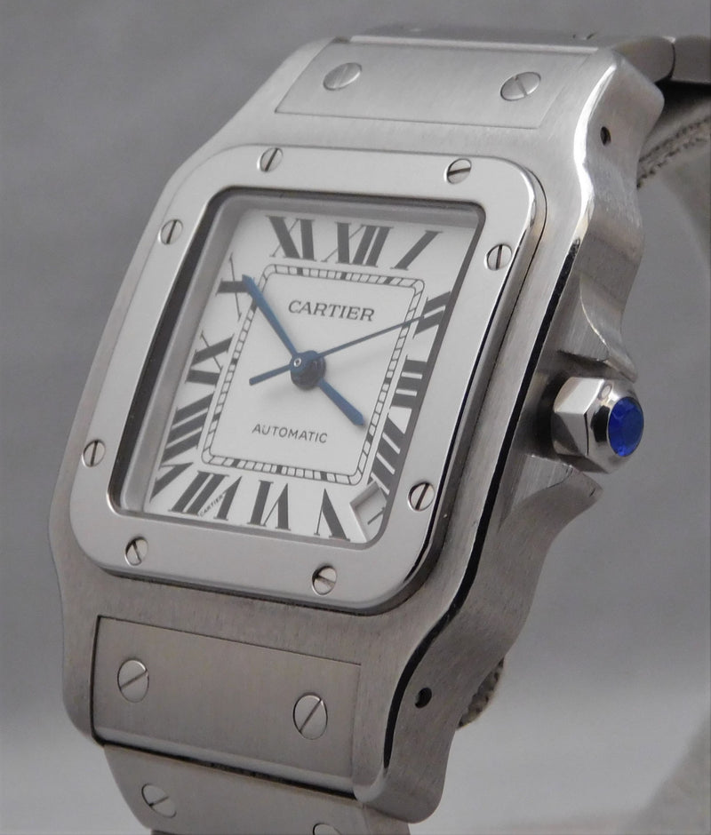 Slate Gray Cartier Santos Galbee XL 2823 W20098D6 SS Swiss Automatic Mens Watch....32mm