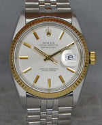 Dim Gray Rolex Datejust 1601 Vintage 1966 18k Solid Yellow Gold /SS Mens Watch....36mm