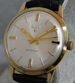 Slate Gray Elgin Vintage 1960's Manual Wind Mens Wristwatch With Original Box....34mm
