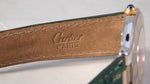 Gray Cartier Must de Cartier 21 New Strap 1330 Vintage 1990's Mens Watch....31mm