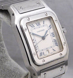 Light Slate Gray Cartier Santos Ref.1564 Swiss Quartz Movement Stainless Steel Mens Watch....29mm