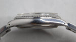 Gray Rolex Datejust 1603 Stainless Steel Black Dial Vintage 1978 Mens Watch....36mm