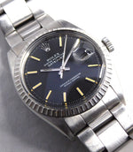Dark Slate Gray Rolex Datejust 1603 Stainless Steel Black Dial Vintage 1978 Mens Watch....36mm