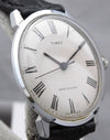 Gray Timex Marlin Roman Numeral Dial Vintage 1976 Manual Wind Mens Watch....35mm