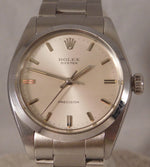 Slate Gray Rolex Oyster Precision 6426 SS Manual Wind Movement Vintage 1972 Mens Watch....34mm