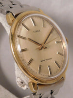 Rosy Brown Timex Marlin Super-Thin Gold Plated Manual Wind Vintage 1978 Mens Watch....35mm