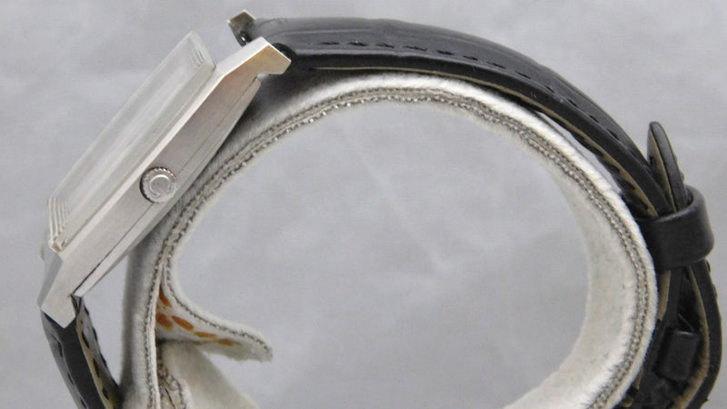 Dark Gray Omega Deville 151.010 Automatic SS Vintage 1970's Mens Watch....30mm