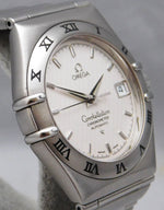 Light Slate Gray Omega Constellation Manhattan Automatic Chronometer Date SS Vintage 1999 Mens Watch....35mm