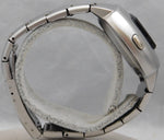 Dark Gray Pulsar Time Computer Date Command SS Vintage 1973 W/Original Bracelet Mens Watch