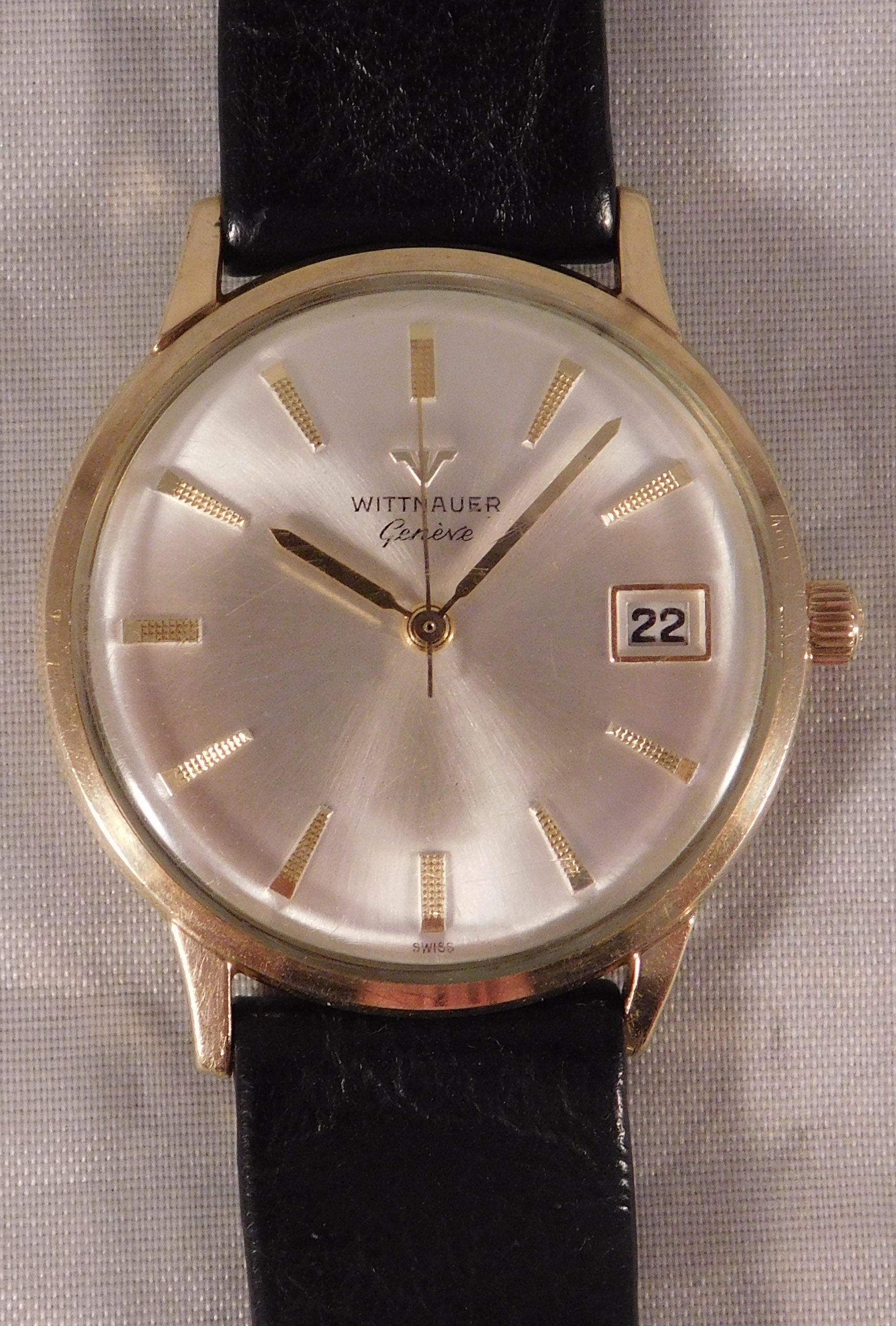 Vintage wittnauer discount geneve mens watch