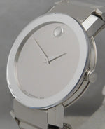 Light Slate Gray Movado Sapphire Silver Mirror Dial 84 G1 4896 Stainless Steel  Mens Watch....38mm