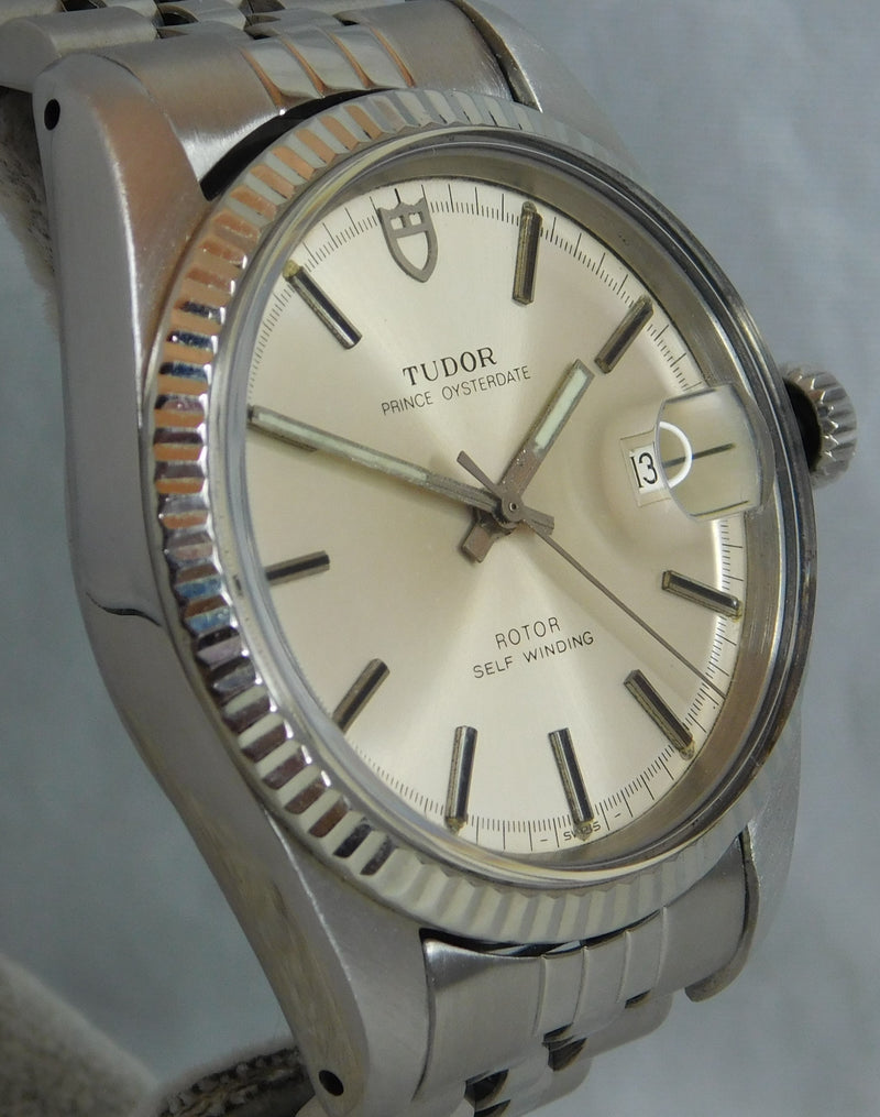 Dim Gray Rolex Tudor Prince Oysterdate Jumbo Ref. 90814 Swiss Date Circa 1979 Mens Watch....38mm