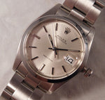 Dim Gray Rolex Oysterdate Precision 6694 Silver Dial SS Vintage 1986 Mens Watch....34mm
