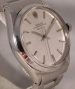 Light Slate Gray Rolex Oyster Perpetual Air King Ref 5500 Vintage 1971 SS Mens Watch....34mm