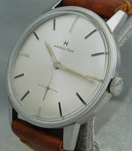 Light Slate Gray Hamilton Thin-line Ref. 19001-3 Stainless Steel Vintage 1970's Mens Watch....34mm