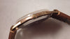 Gray Breitling Classic Gold Plated Case Silver Dial Vintage 1950's Mens Watch....37mm