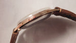 Gray Breitling Classic Gold Plated Case Silver Dial Vintage 1950's Mens Watch....37mm