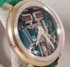 Rosy Brown Bulova Accutron Spaceview 214H M4 10k GF Vintage 1964 Tuning Fork Mens Watch ....35mm