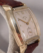 Rosy Brown Lord Elgin Classic 21 Jewel Vintage 1940's Mens 14k Gold Filled Watch....28mm