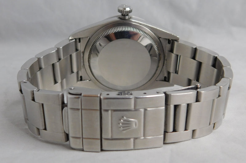 Dark Gray Rolex Explorer 1 Ref. 114270 SS Black Matte 3-6-9 Dial Automatic Mens Watch....36mm