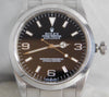 Gray Rolex Explorer 1 Ref. 114270 SS Black Matte 3-6-9 Dial Automatic Mens Watch....36mm