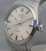 Light Slate Gray Rolex Oyster Perpetual Air King Ref. 5500 Vintage 1974 SS Mens Watch....34mm