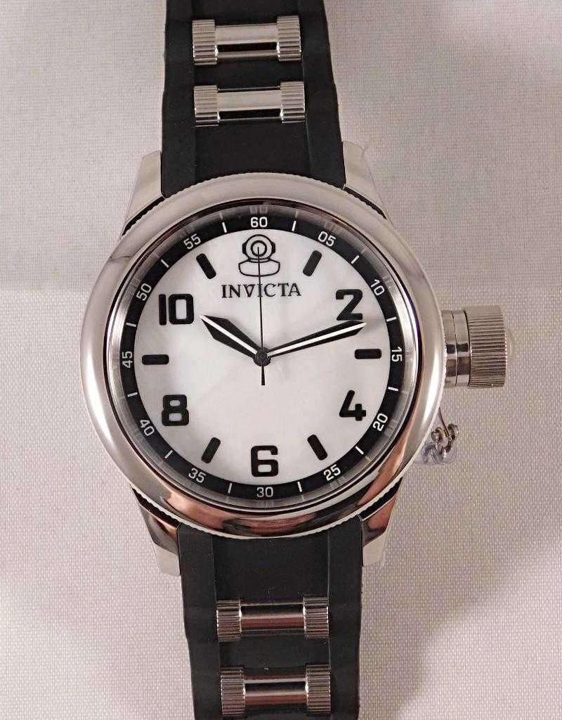 Invicta Russian Diver Quartz Oyster Dial Stainless Steel/Silicone 