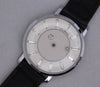 Light Slate Gray Helbros Mystery Dial Stainless Steel Circa 1970's Manual Wind Mens Watch....36mm