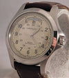 Rosy Brown Hamilton Khaki Field King Day/Date Swiss Automatic SS Mens Wristwatch....40mm