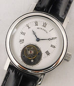 Gray Minorva 1 Minute Real Flying Tourbillon Seagull ST8000 Stainless Steel Mens Watch....39mm