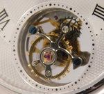 Gray Minorva 1 Minute Real Flying Tourbillon Seagull ST8000 Stainless Steel Mens Watch....39mm