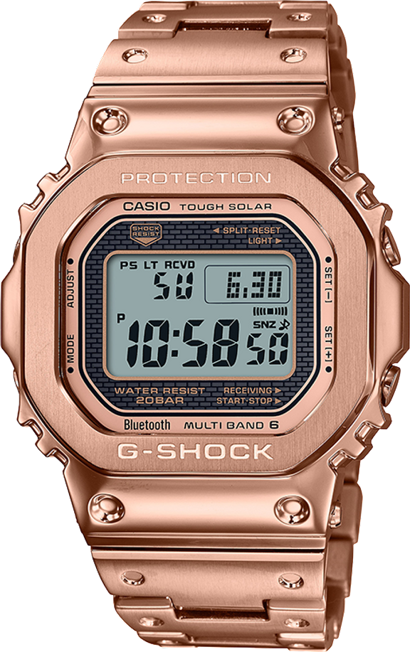 Casio G-Shock GMWB5000GD-4 Bluetooth Multi-Band 6 Tough
